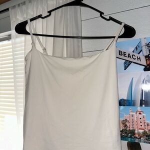 White Seamless Tank Top